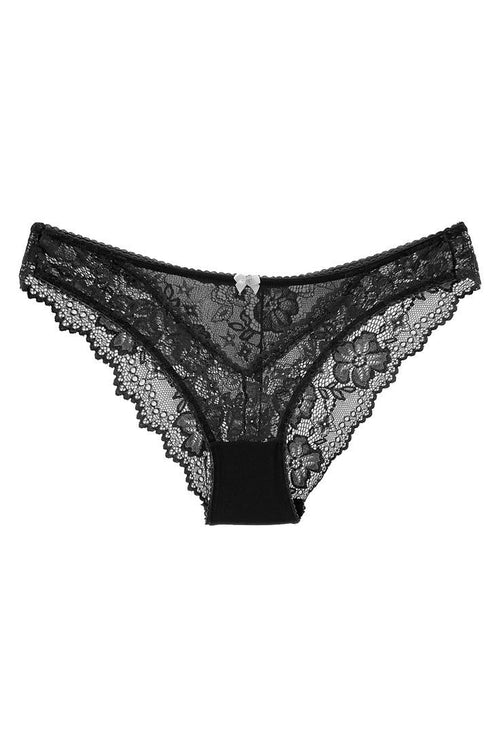 Pack sous vêtements en dentelle noir