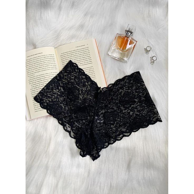 Pack sous vêtements en dentelle noir