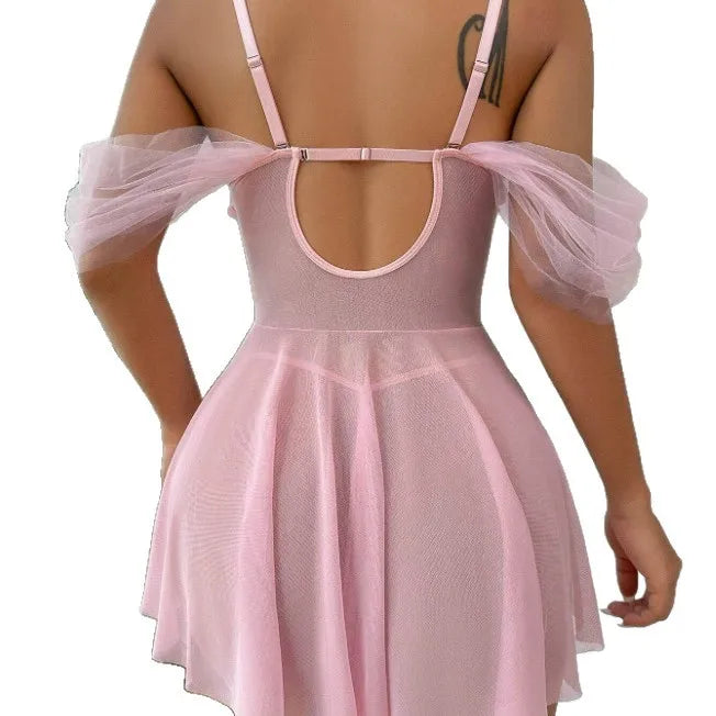 Croix-Frontière Style Européen Et Américain Sexy Sous-Vêtements Sexy Dentelle Broderie Pure Maille Réunis